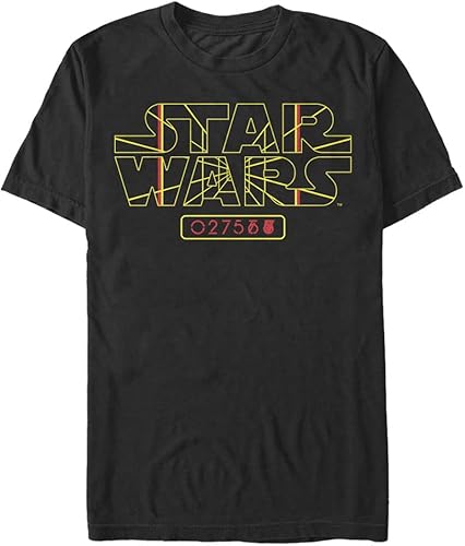 STAR WARS Target T-shirt à manches courtes pour homme, noir, XL/tall