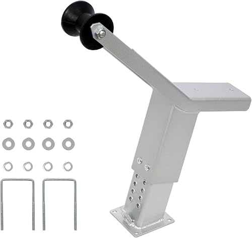 Poste de cabrestante de remolque de barco con rodillo, soporte de cabrestante de remolque de barco para 3 pulgadas de ancho x 4 pulgadas de alto,