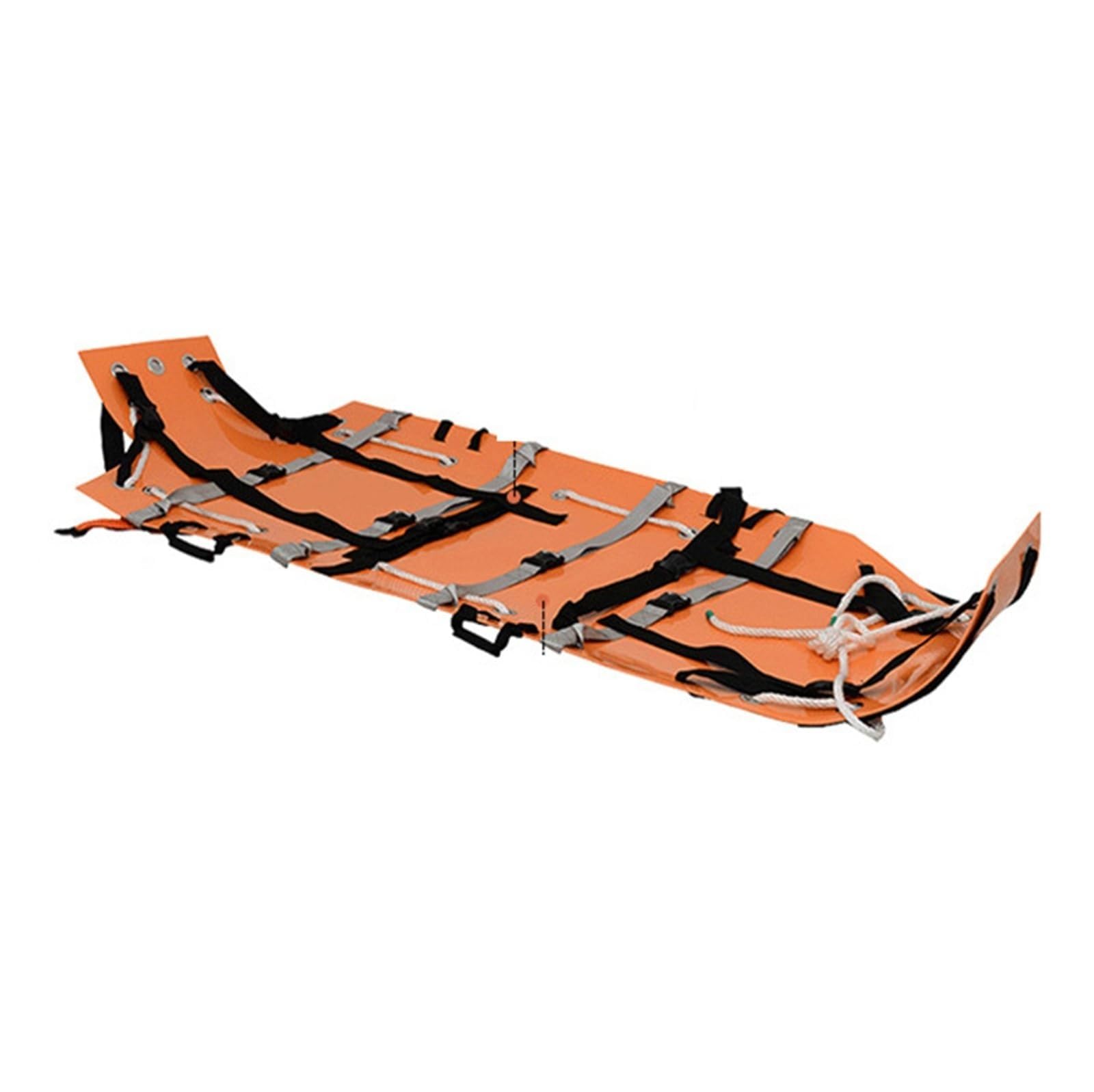SGKOMN Portable Soft Stretcher, Medical Emergency Folding Stretcher, for Emergency Rescue Patient, Outdoor Lifesaving, Rescue and Firefighting, Multiple Straps, Composite Plastics, 252 * 87 * 0.5cm