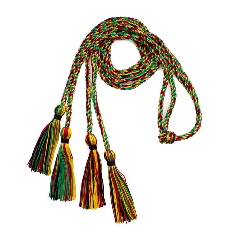 Image of Graduation Honor Cord - Kente - Every School Color Available - Made in USA