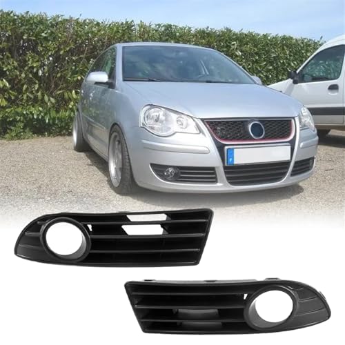 Parrilla de lámpara antiniebla rota? Rejillas de parachoques para VW Polo 2005-2009 2