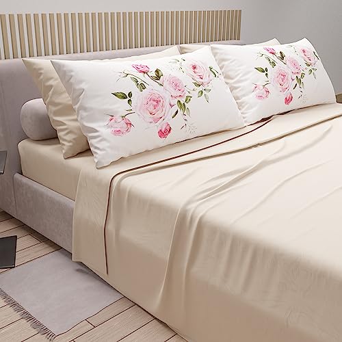 PETTI Artigiani Italiani, Double Bed Sheets in Cotton with Pillowcases in Digital Print - Image 2