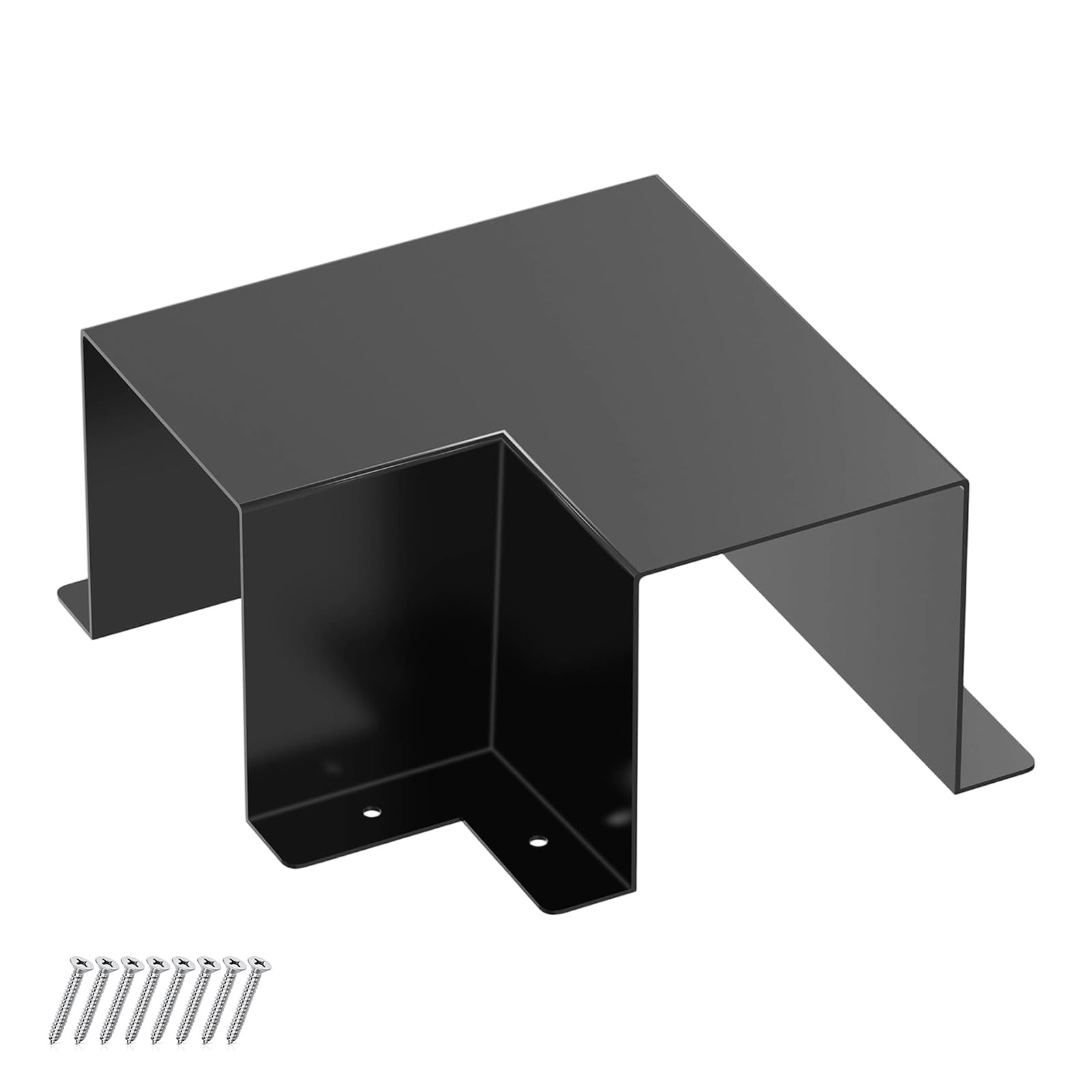 CUNZJIA 4X4Inch Flat Elbow 90 Degree Levels Bend Cover Decorative Line Set Cover Parts Accessories for 90 Degree Pipe Protection