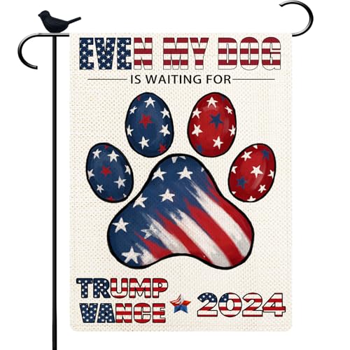 Trump Vance 2024 Flags Trump Vance 2024 Small Garden Flags 12x18 Double Sided Banner Outdoor Indoor Decorative Small Yard Flag