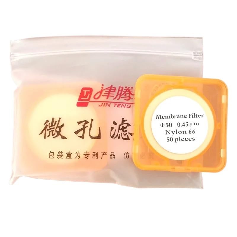 Microporous Membrane Filter PES Diameter 50 mm Micro Filter Membranes Nylon Pore Size 0.45um/0.22um 50 / PK(Nylon 50mm 0.22um)
