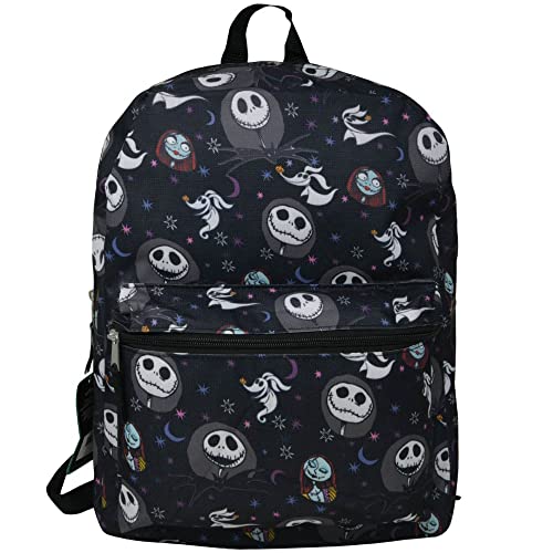 Disney Nightmare Before Christmas Backpack for Kids - Bundle with 16” Nightmare Before Christmas Backpack, Water Bottle, Stickers, More | Nightmare Before Christmas School Bag2