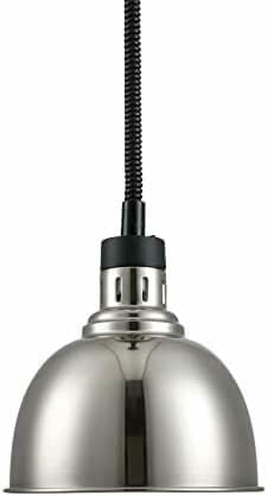 Lampe chauffante pour aliments suspendue et rétractable de plafond pour buffet