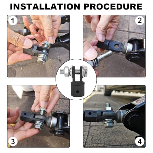 Image of KVAEY 1 /2 inch Scissor Jack Adapter, Scissor Jack Drill Adapter for 1 /2 Inch Drive Socket or 13 /16 Inch Lug Wrench, Drive Impact Wrench Automotive Sturdy Power Jacks Connector