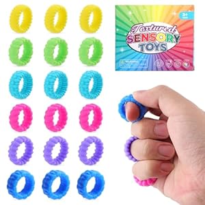Boxob 18 Stück Sensory Fidget Ringe 10105