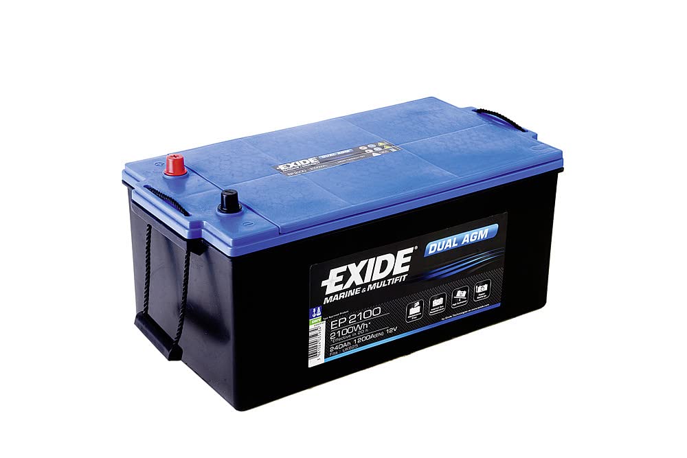 EXIDE Batería 240, Ah 1200, A/​EN EP2100 L 518mm B 274mm H 240mm