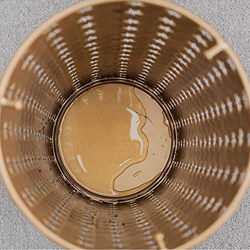 Paragüero de metal con soporte de pie y base estable para bastones blanco 6