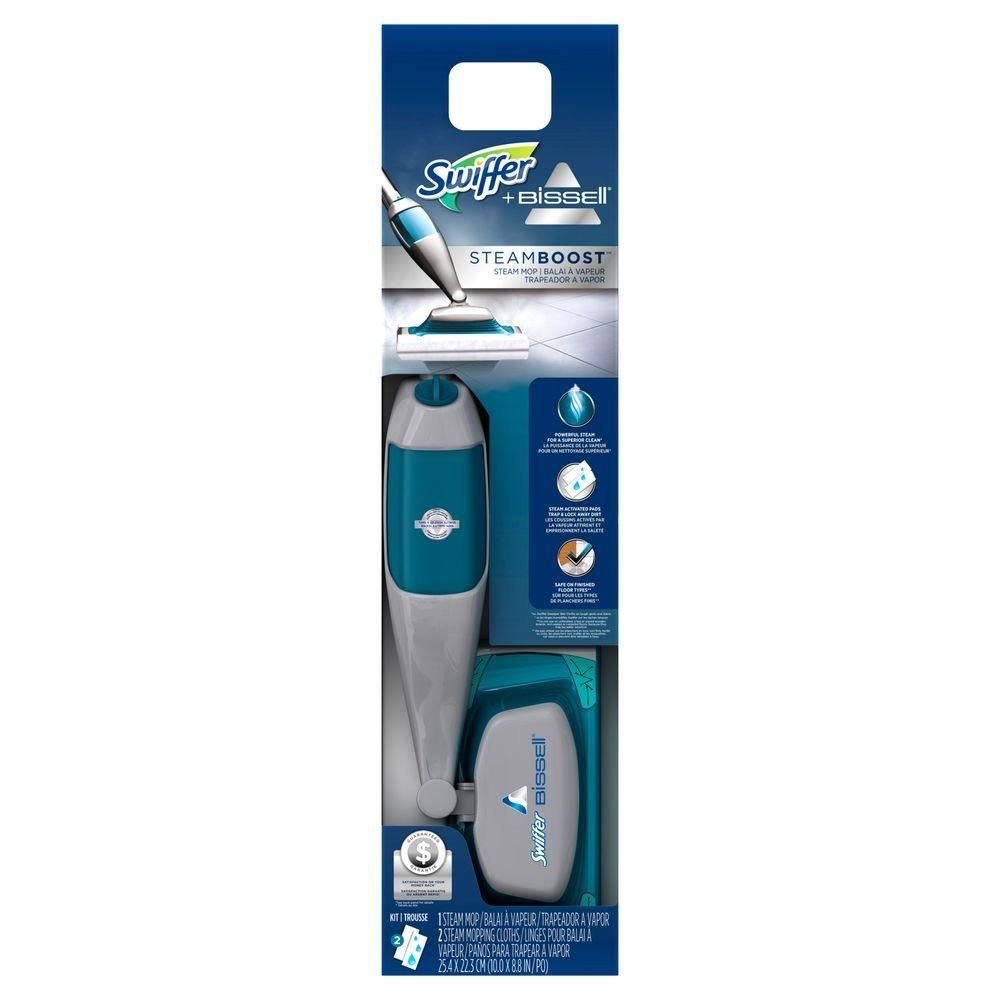 Procter & GambleSwiffer Steamboost Steam Mop Starter Kit 20 Ft. Can