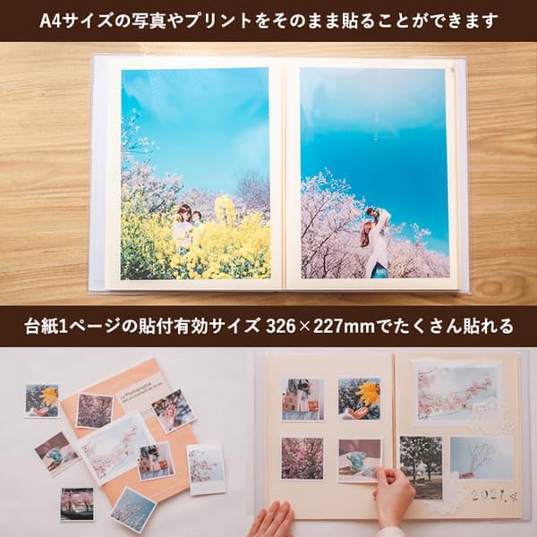 ピタットアルバム ５冊セット　A4 Amazon.co.jp: ゼットアンドケイ ピタットアルバム パステルカラー A4