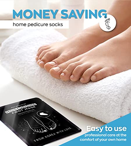 Elixir Premium Lab Hydrating Foot & Hand Mask Set - Moisturizing Socks & Gloves Kit - Self Care Gifts For Women And Men From Korea 2 Pack #TOP2