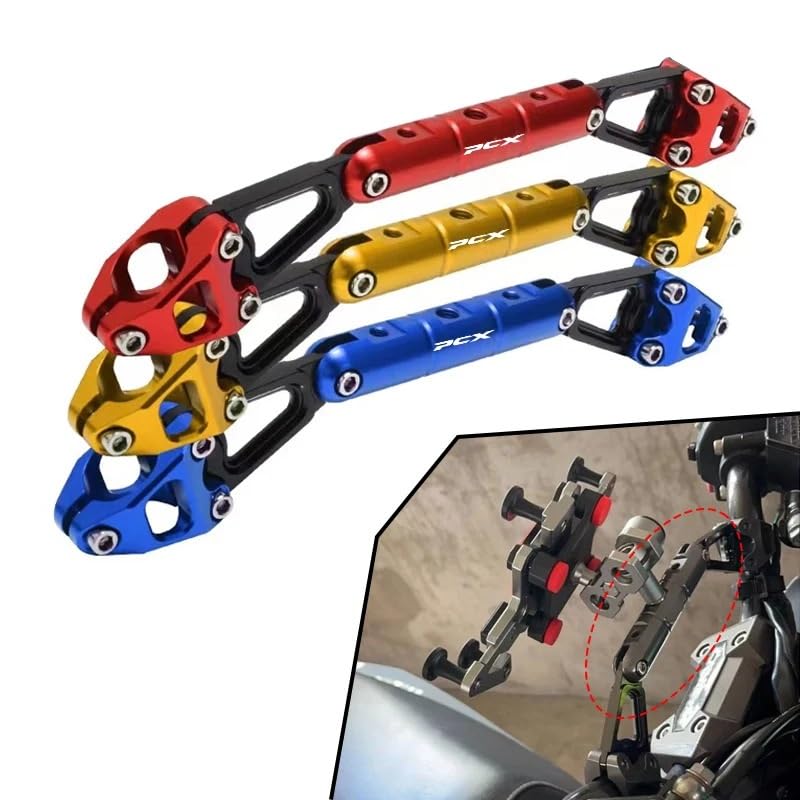 Barra de equilibrio de aluminio anodizado oro de alta resistencia para Honda PCX 2