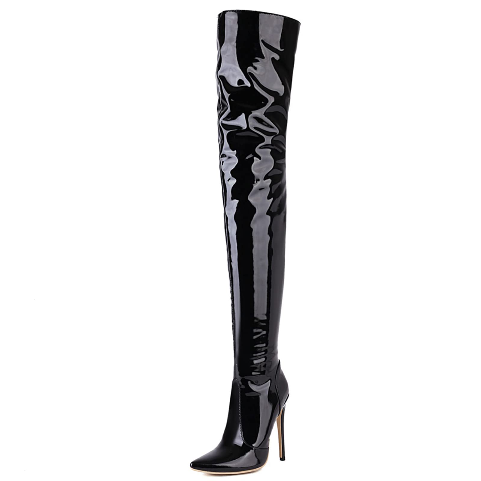 CUTEHEELS Women's Overknee Boots - 44 EU - black1