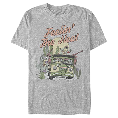 T-Shirt Nickelodeon Ample Gris Athletic avec Imprimé Graphique Désert