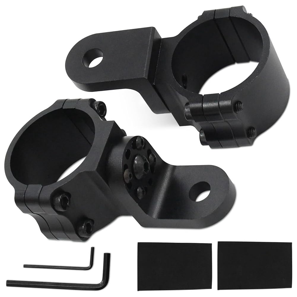 Ijsdnvjndx Black Car Mount Bracket 2 Pieces 360° Adjustable For Utv Atv Rzr 4Wd Led Whip Light Bar 1.75" To 2" Rollbar Cage