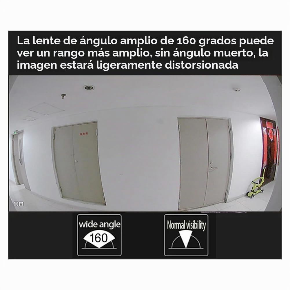 1080P Tuya Smart Life Home Visor Digital Mirilla Cámara de puerta Ojo WiFi IR Visión Cámara Ojo Puerta Enchufe UE Plata