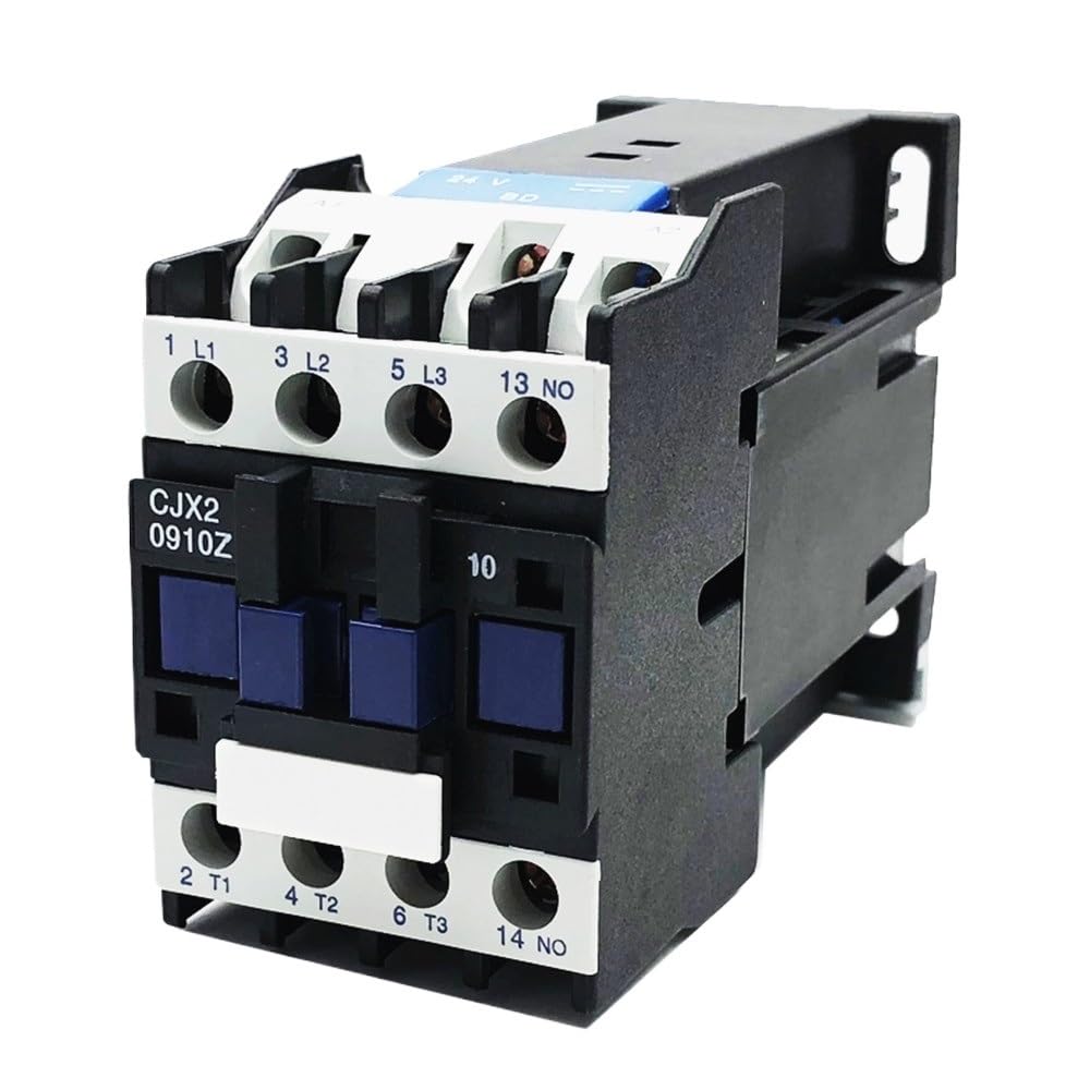 LKPEHTAGN DC contactor CJX2-0910Z/CJX2-0901Z 1NO/1NC Electric Magnetic Contactor 9A LP1-0910 DC12V 24V 48V 110V