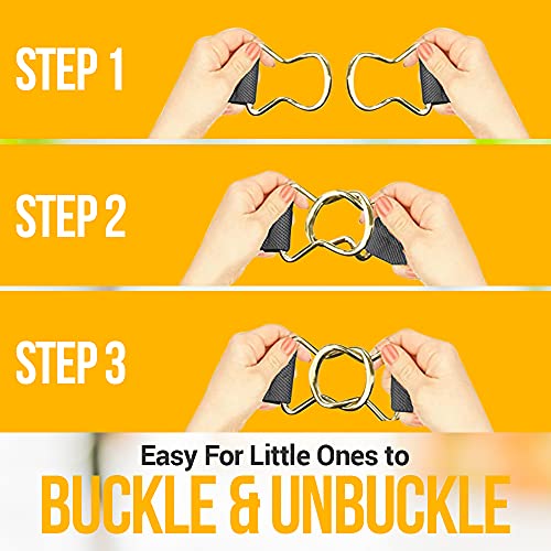 HOLD’EM Kids Belts for Boys Brass Twisted Toddler Stretch Elastic Buckle Belt3