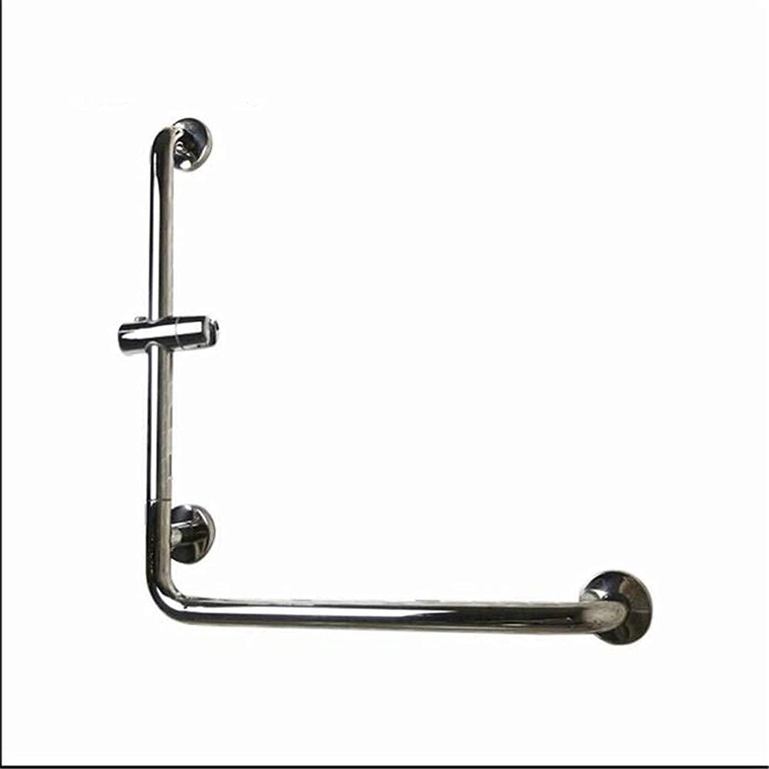 handrail Handles Bathtub Grab Bars Toilet Grab Bars Handrail Stainless Steel L-Shaped Handrail Bathroom Shower Handrail Elderly Barrier Corridor Handrail