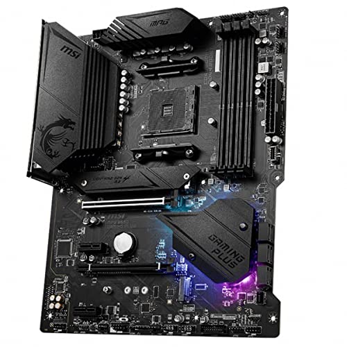 MSI MPG B550 Gaming Plus AMD Am4 Ddr4 M.2 USB 3.2 Gen 2 Hdmi ATX Motherboard AMD Ryzen 5000 Series Desktop Processors - Image 4