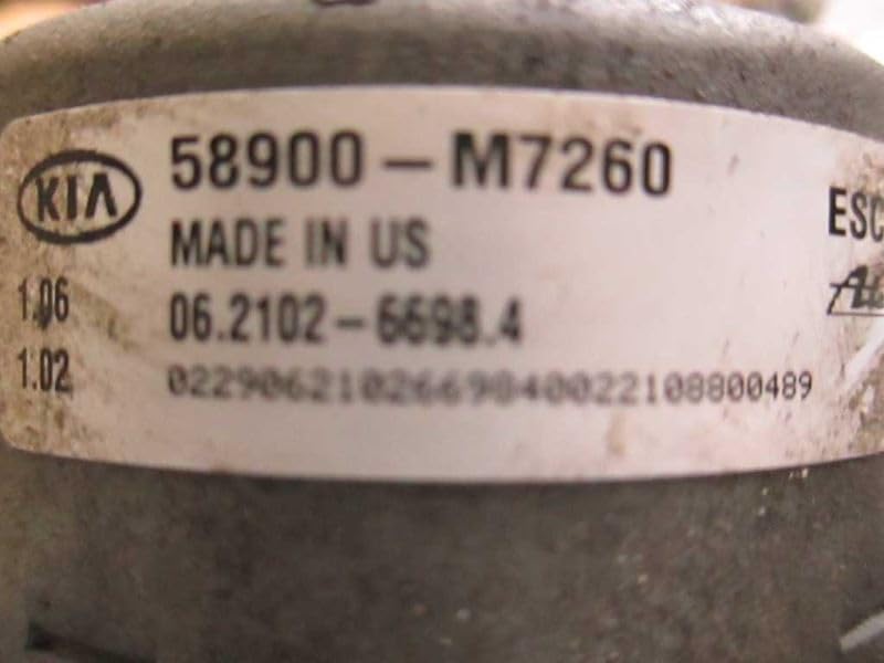 Anti-Lock Brake Control Module Sedan Fits 19-20 fits Kia Forte 58900-M7260 58900M7260