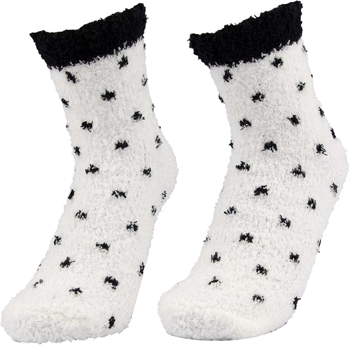 Image of Fuzzy Socks for Women, Cozy Socks for Women, Cute Sleep Slipper Fluffy Socks Women