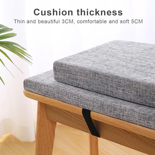 Coussin de banc imperméable pour chaises de jardin et repas sur le patio