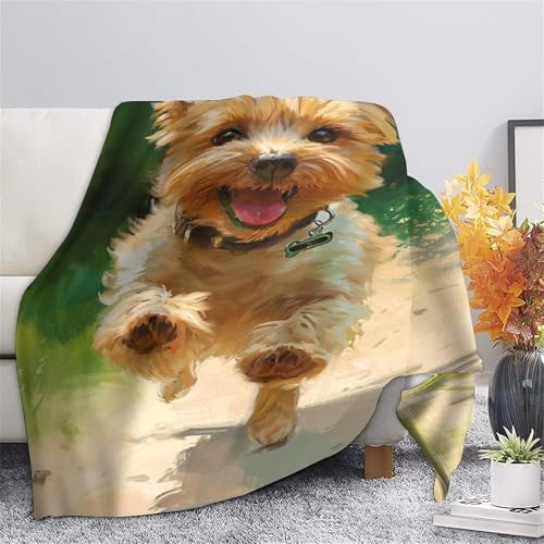 Couverture Yorkshire Terrier moelleuse de qualité supérieure