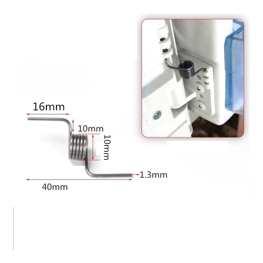 Metal Springs 2Pcs/lot Refrigerator Door Spring Accessories Baffle Strong Torsion Spring ( Size : 1.3mm Spring )