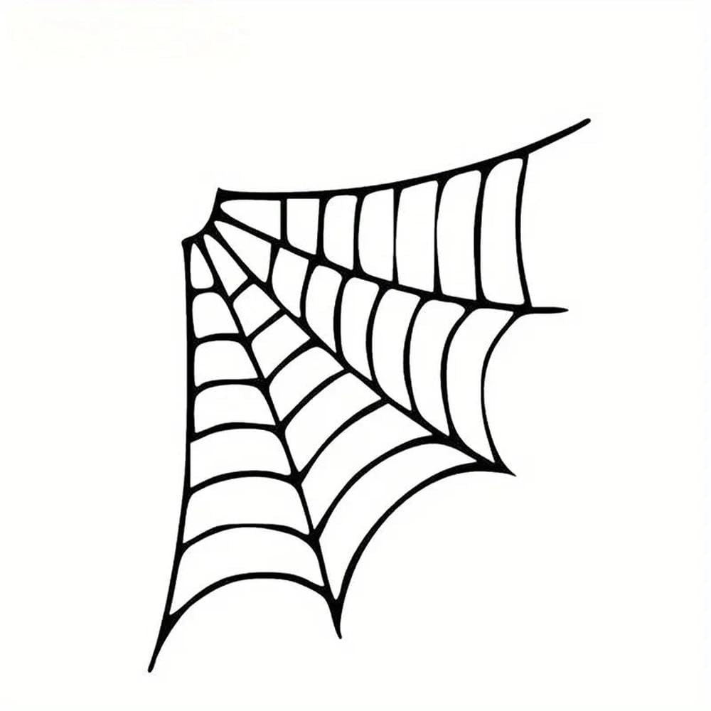 Spider Web Vinyl Stickers Waterproof Decals for Auto Body Decoration Waterproof Decal Op