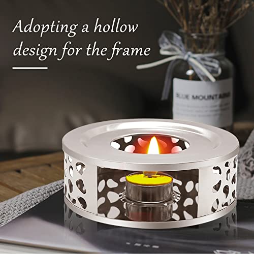 Teapot Warmer, Stainless Steel Teapot Warmer, Coffee Warmer, Milk Warmer For Glass Teapot Stainless Steel Teapot And Other Heatproof Dish Warming Use #TOP3