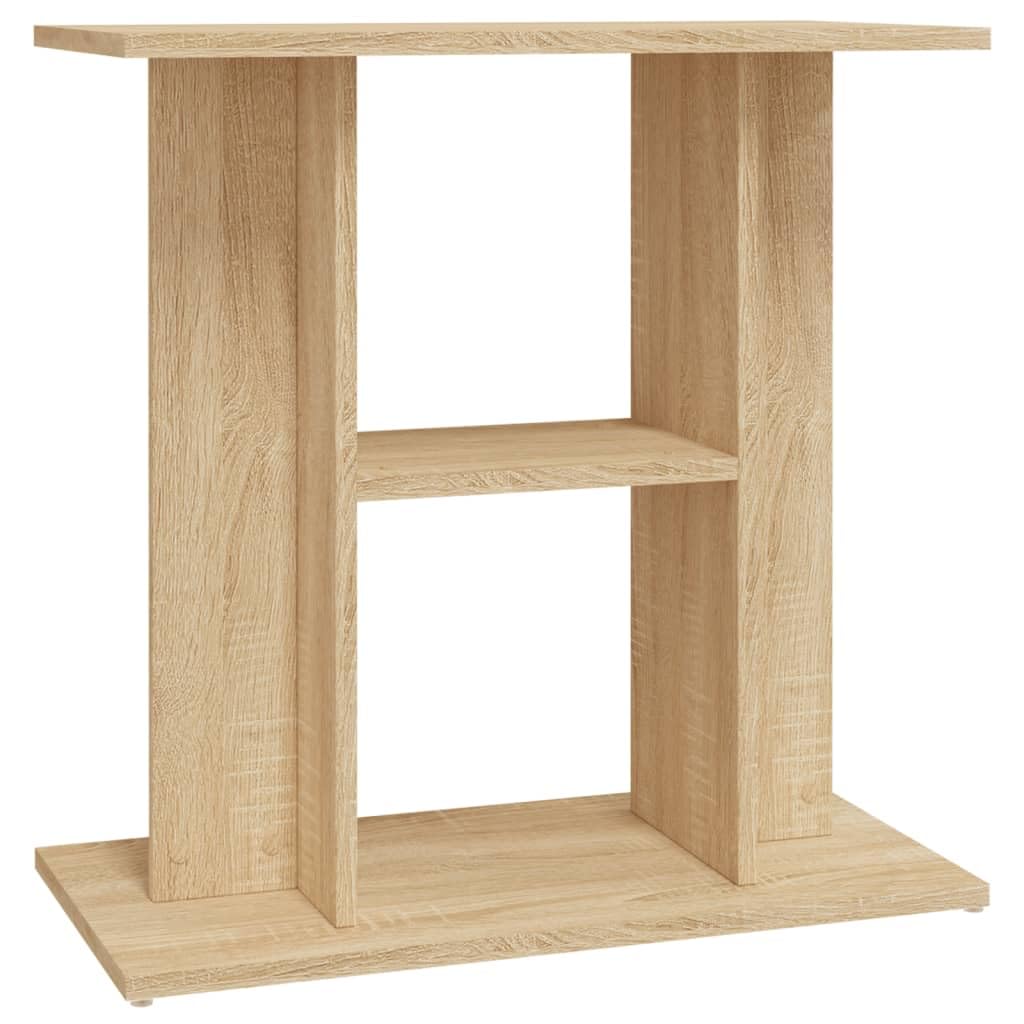 vidaXL Soporte para Acuario Madera ingeniería Roble Sonoma 60x30x60 cm