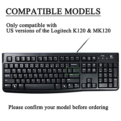Custodia Silicone Per Tastiera Logitech K120 E MK120 - Trasparente