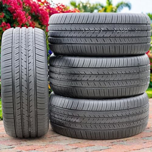 Set of 4 (FOUR) Atlas Force UHP All-Season Passenger Car High Performance Radial Tires-255/40R18 255/40/18 255/40-18 99Y Load Range XL 4-Ply BSW Black Side Wall UTQG 520AAA