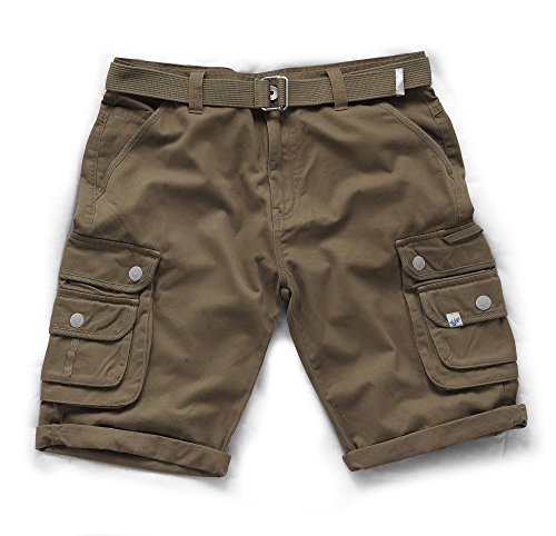 Scruffs pantaloncini cargo, misura 36, bianco