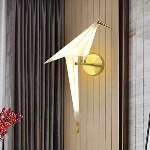 Miniatura 4 de NIUYAO Lámpara de pared Vivid Bird, lámpara de pared retro antigua con estilo de pájaro para iluminación de pared, moderna lámpara de pared pequeña