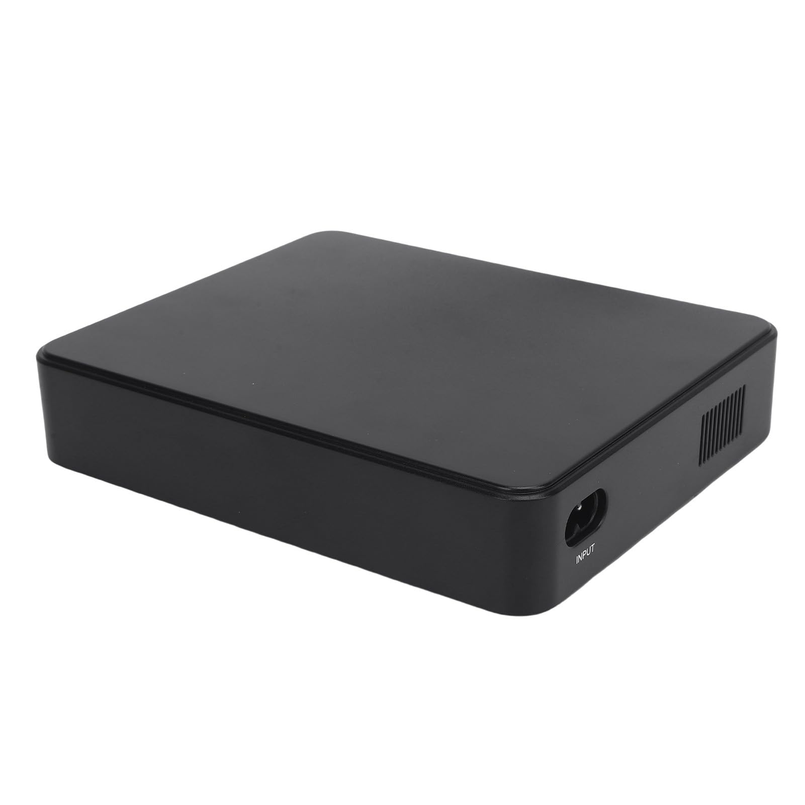 Mini UPS Batería de Respaldo Fuente de Alimentación Ininterrumpida 18000 MAh con Carcasa Ignífuga Pantalla Digital HD Salida DC USB PoE para Enrutador Módem Cámara de Seguridad (Enchufe de