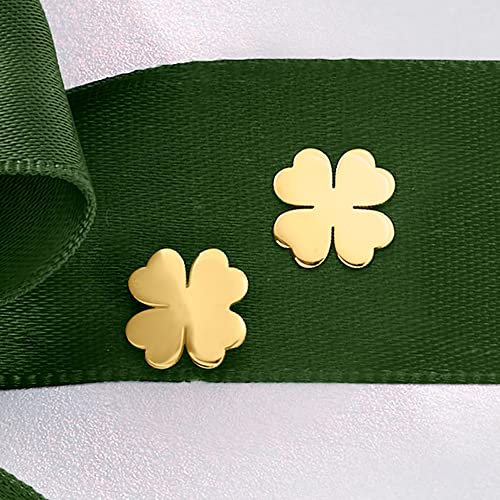 Ross-Simons Italian 14kt Yellow Gold 4-Leaf Clover Earrings3