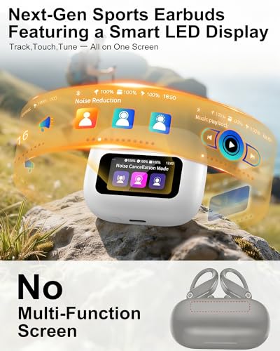 Image of iPhone 17 Wireless Earphones for Apple i Phone Air, 17 Pro Max 17e 16e 16 16pro 15 14, Bluetooth Airpods Noise Cancelling Cordless Earbuds with Touch Screen Headphones in Ear Comfy Ear Buds Headsets