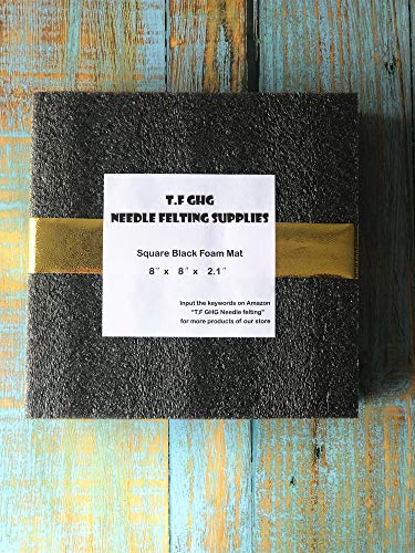 image for T.F GHG Dense Foam Needle Felting Mat - Black Large Rectangle/Square T