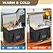 40L Insulated Food Delivery Bag, Heavy-Duty Collapsible Catering Grocery Bag for Hot and Cold, Reusable Cooler Bag with Zipper, Commercial Pizza Delivery Box Carrier for Uber Eats, Doordash Essentials