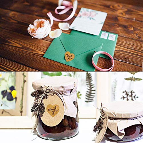 2000 Pcs Etichetta in Carta Kraft Etichette Blank