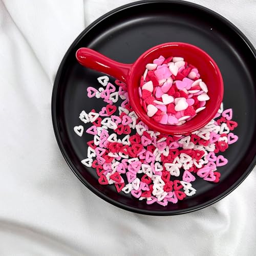 Valentines Sprinkles, 6.53oz Red Pink Heart Sprinkles for Cake Decorating, Edible Hearts for Baking, Ice Cream, Cookies, Cupcake Topper - Thumbnail 7
