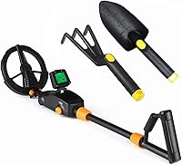 Vista 1 de Detector de metales, con pantalla LCD, detector de oro para niños, detector de alta precisión impermeable, volumen de sensibilidad ajustable, moneda