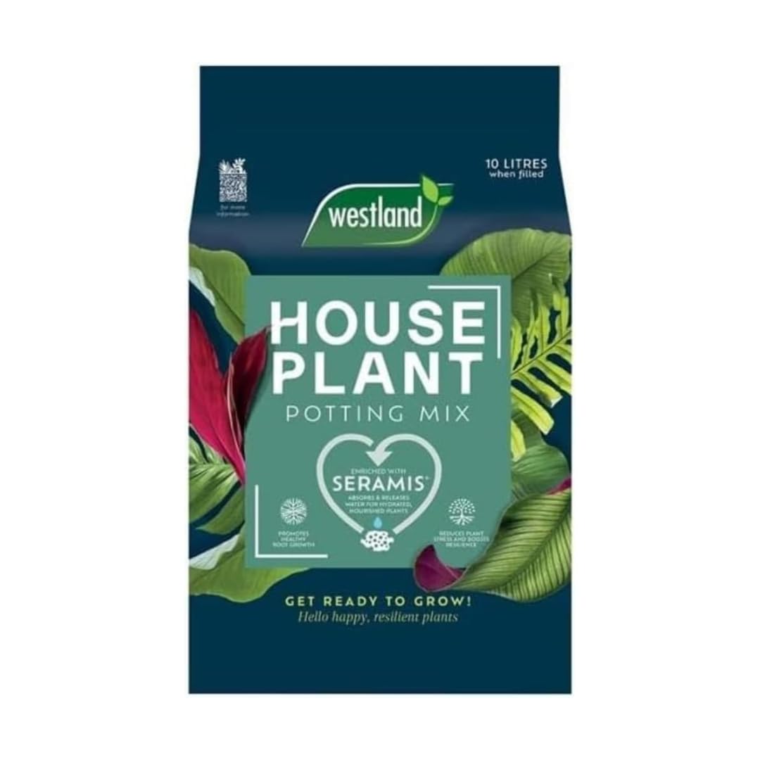 Westland Houseplant Potting Mix 4L & 10L Indoor Plant Compost for Houseplants, Free Draining Growing Medium for Pots, Containers & Indoor Plants