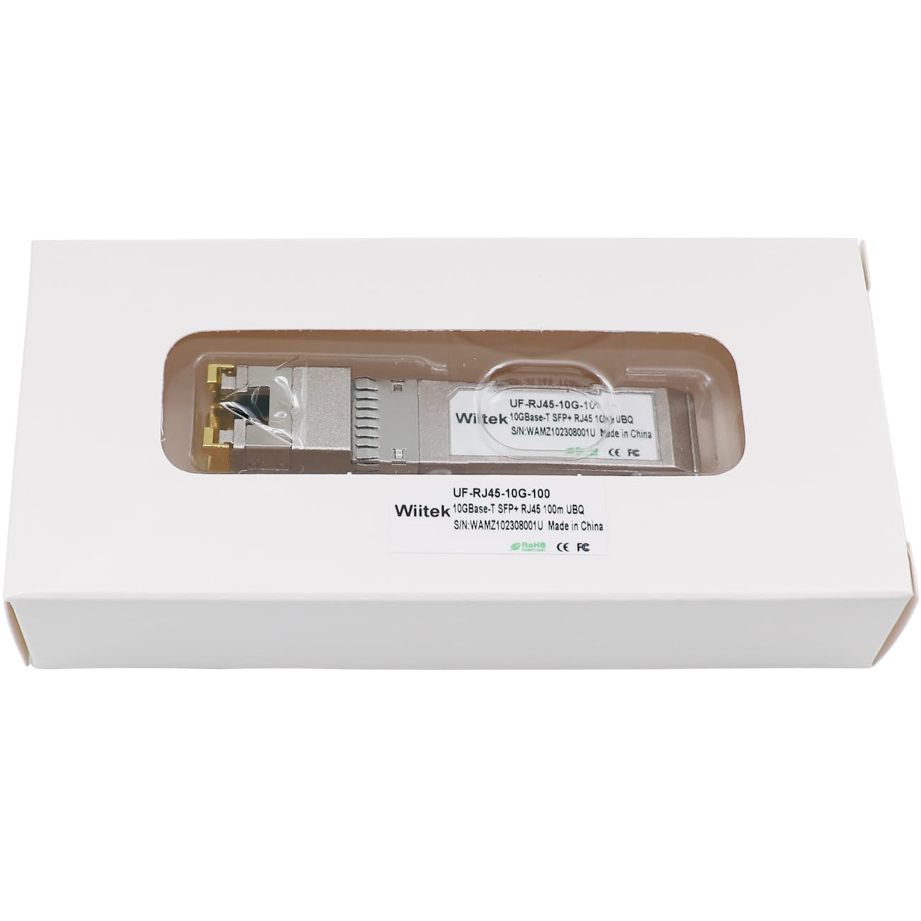 Amazon.co.jp: Wiitek 100メートル、10Gb SFP+からRJ45モジュール、1G