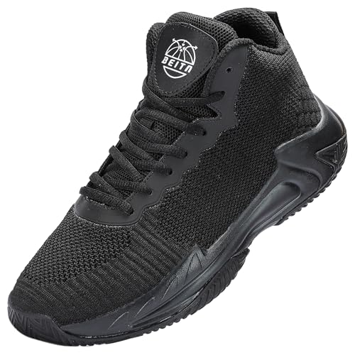 Image of Beita Basketball Shoes for Men High Upper Sneakers Breathable Sports Shoes Anti Slip